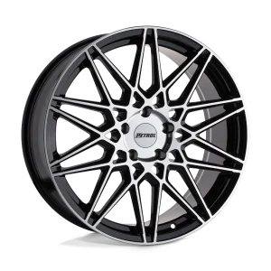 Petrol Wheels – P3C – Black – 17″x8″ 35mm – Summer Wheels – 1780P3C355120F76